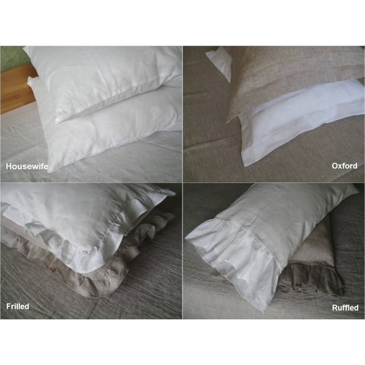 White linen sheet set — Fitted, flat, pillowcases | LinenOwl