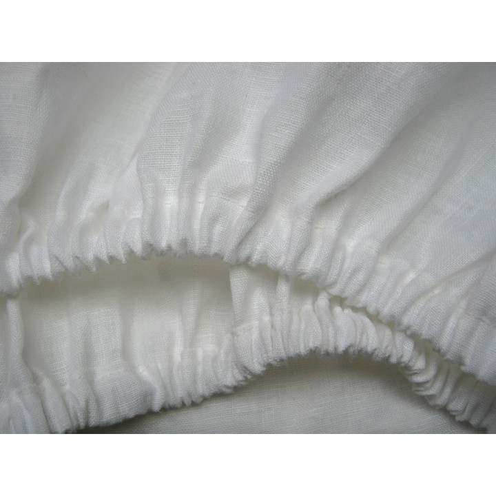 White linen sheet set — Fitted, flat, pillowcases | LinenOwl