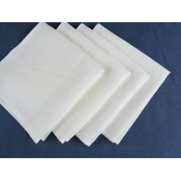 White linen napkin, 170 GSM, OEKO-TEX | LinenOwl