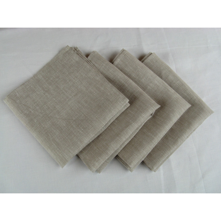 Oatmeal linen napkin, 170 GSM, OEKO-TEX | LinenOwl